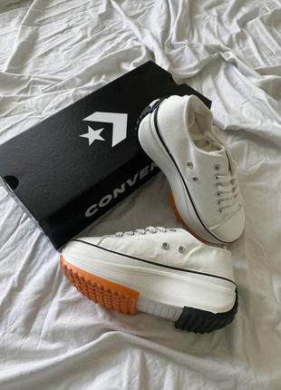 Женские кеды на платформе белые распродаж