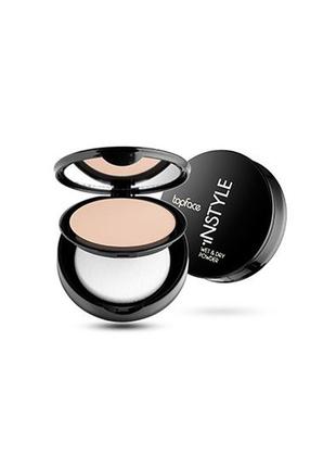 Компактная пудра для лица instyle wet & dry powder № 05 topface   cl0032466