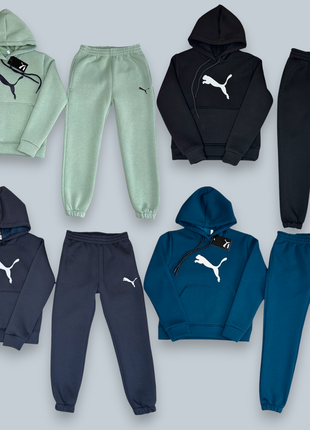 Теплий костюм на флісі для хлопчика puma 146-164 см туреччина