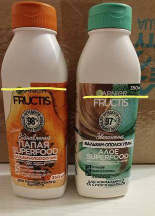 Бальзам garnier fructis папайя и алой. получился срок годности.