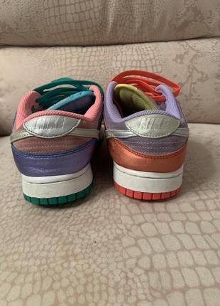 Nike dunk low sunset pulse wmns радужные датки4 фото