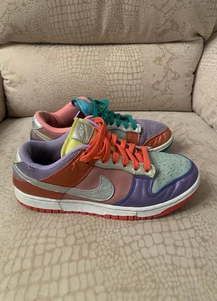 Nike dunk low sunset pulse wmns радужные датки3 фото