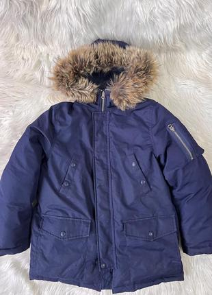 Зимова пухова куртка парка polo ralph lauren на 9-11 років
