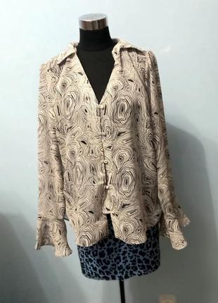 Блуза шифон новая разм 48