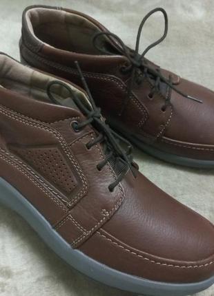 Ботинки осень-весна кожа муж.42р.clarks индии4 фото