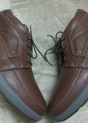 Ботинки осень-весна кожа муж.42р.clarks индии9 фото