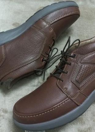 Ботинки осень-весна кожа муж.42р.clarks индии3 фото