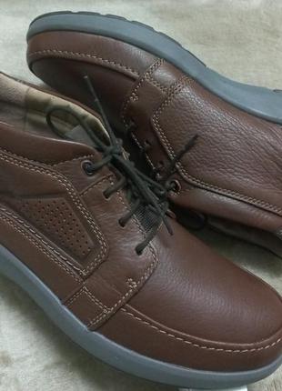 Ботинки осень-весна кожа муж.42р.clarks индии2 фото