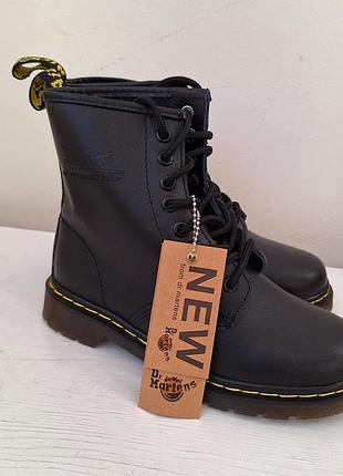 Новые кожаные ботинки, брендовые ботинки dr. martens 35 размер