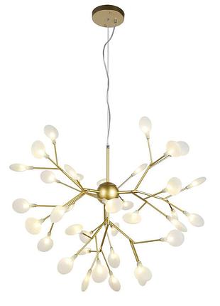 Декоративная подвесная люстра в стиле лофт levistella 918lp262-36 gd+wh