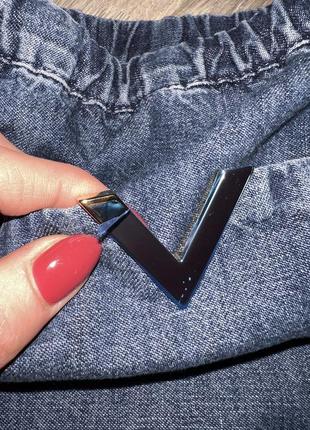 Супер стильные летние женские джинсы valentino новая коллекция оригинал!!5 фото