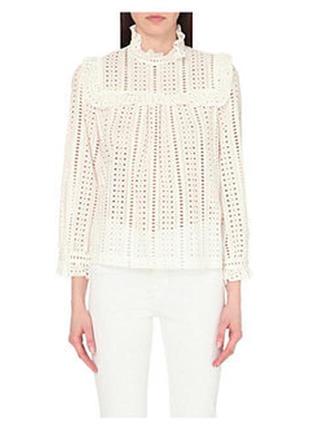 Claudie pierlot sandro шикарная блуза прошва с рюшами