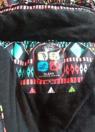 Зимова куртка яскрава, спорт, туризм dl&amp;am