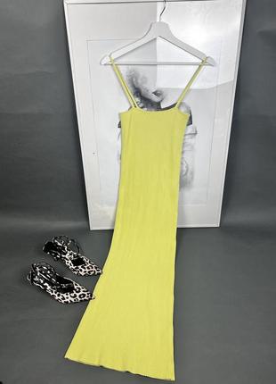 Вязаное, летнее платье zara