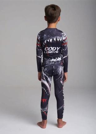 Детский рашгард. комплект 3в1. компрессионный костюм : рашгард, шорты, леггинсы....