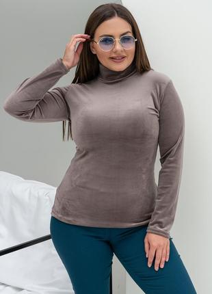 Гольф із плюшевого велюру розмір xl.2xl