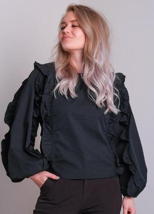 Рубашка neo premium ingrid черная