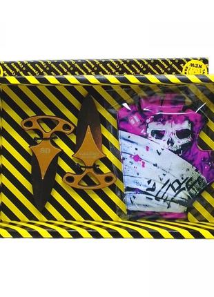 Box сувенирный набор ножей "gold daggers"