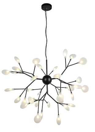 Декоративная подвесная люстра в стиле лофт levistella 918lp262-36 bk+wh