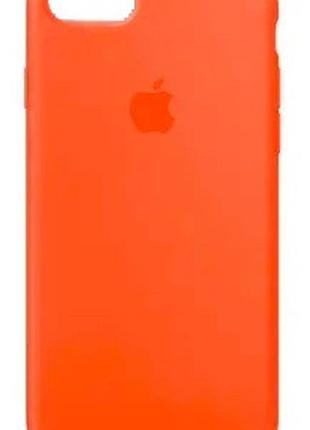 Силіконовий чохол із мікрофіброю всередині iphone 5 / 5s/ se silicon case #13 orange