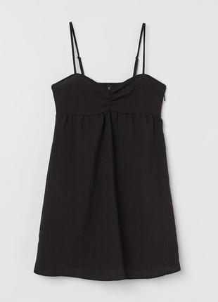 S / м h&m нова фірмова жіноча коротка сукня без рукавів із крепової тканини2 фото
