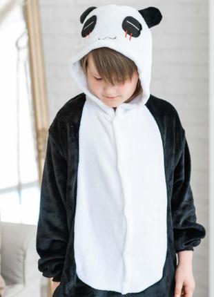 Піжама кігурумі дитяча снігова сумна пандарозмір 100см .110 см. 120 см. 130 см. 140 см.