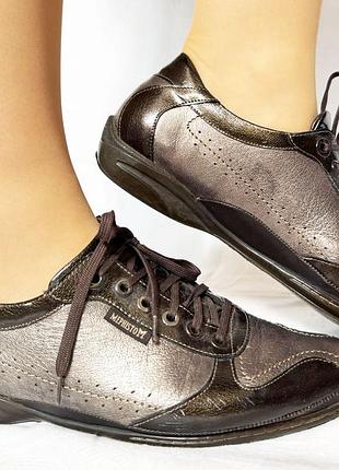 745.полуботинки, туфли на шнурках mephisto 38-38,5 р.