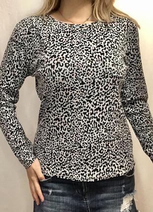 Леопардовий лонгслів