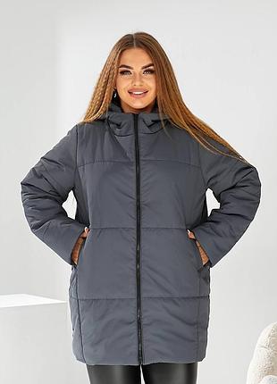Теплая зимняя куртка 48-62 размеров. 348900