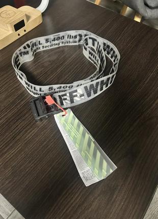 Off-white силіконовий ремінь новий