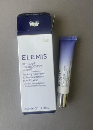 Відновлювальний крем для повік elemis peptide4 eye recovery cream 15 мл