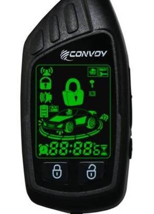 Брелок до сигналізації двосторонній convoy mp-60d lcd 2-way tx