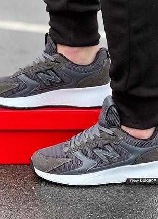 Кроссовки new balance dark gray темно-серые4 фото