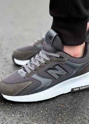 Кроссовки new balance dark gray темно-серые5 фото