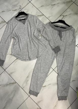 Женская вискозная пижама домашний костюм f&f 12-14 (l) 48-50