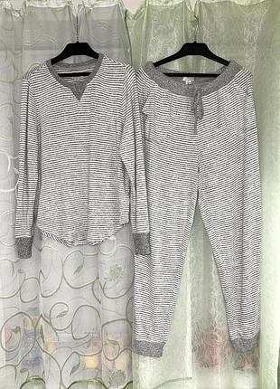 Жіноча віскозна піжама домашній костюм f&f 12-14 (l) 48-50