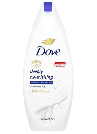 Крем гель для душу dove глибоке живлення та зволоження