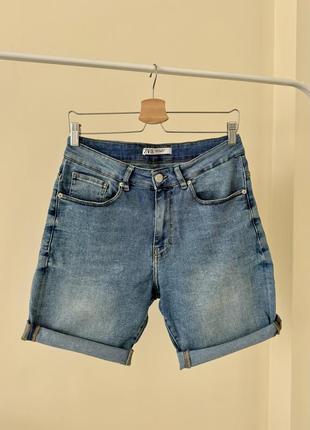 Чоловічі джинсові шорти zara4 фото