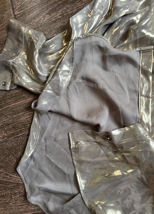 Очень красивая золотистая рубашка9 фото