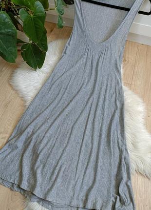 Коротка сіра сукня майка від new look, розмір s3 фото