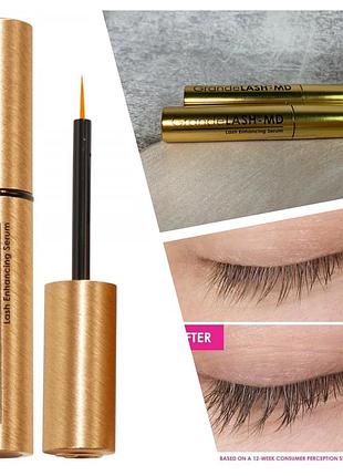 Сироватка для росту вій grande lash grande cosmetics grandelash - md lash enhancing serum