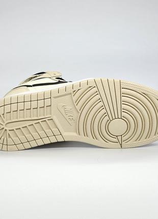 Кроссовки nike цвете jordan 1 retro white3 фото