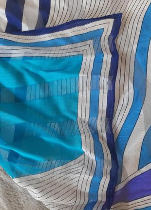 Натуральный шёлк платок. шов роуль5 фото