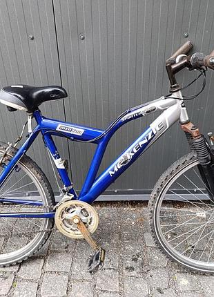 Велосипед mckenzie 26" рама сталь, синій б/у
