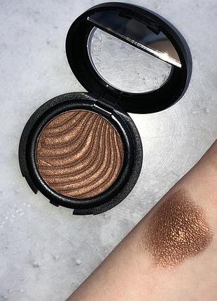 Тіні для повік flormar mono eyeshadow 33 033 stardust brown коричневі шимерні сяйливі блискучі оксамитові тіні для макіяжу очей компактні з дзеркалом