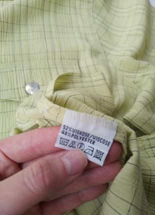 Брендовая вискозная блуза блузка рубашка большого размера мега батал10 фото