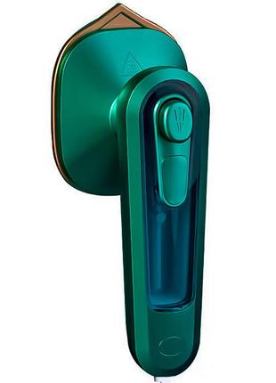 Ручна мінісумка micro steam iron c020 портативна для сухого та вологого прасування 220 в green