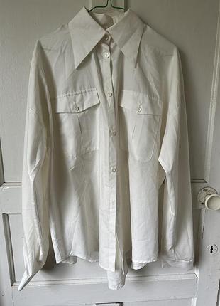 Белая рубашка украинского бренда
