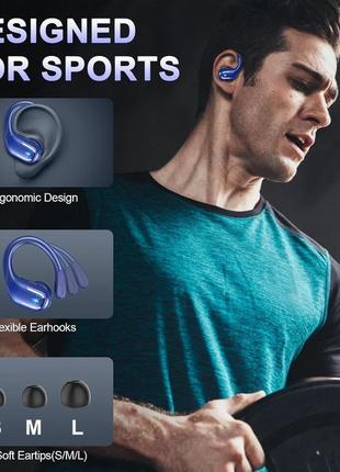 Беспроводные наушники, bluetooth 5.3 беспроводные наушники с микрофоном7 фото