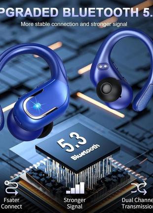 Беспроводные наушники, bluetooth 5.3 беспроводные наушники с микрофоном6 фото
